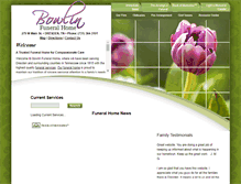 Tablet Screenshot of bowlinfuneralhome.com